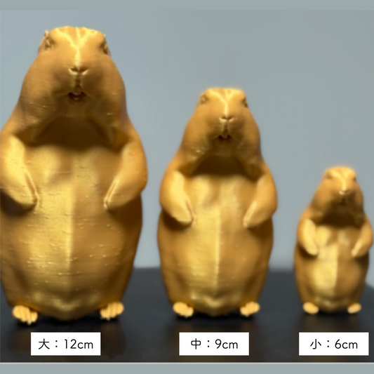 3Dプリンター製マーモット by あひるさん