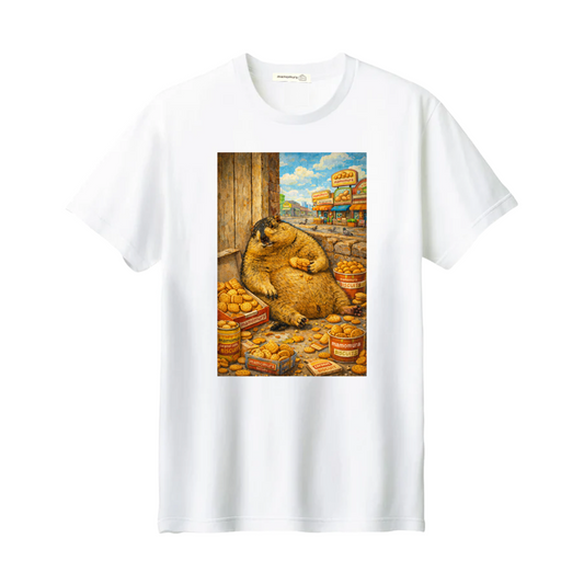 食いだおれビスケTシャツ