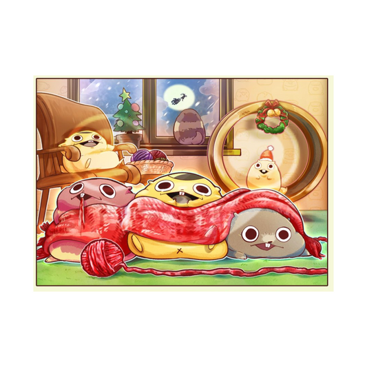 イラスト「おうちでぬくぬく」 by マキゲモル