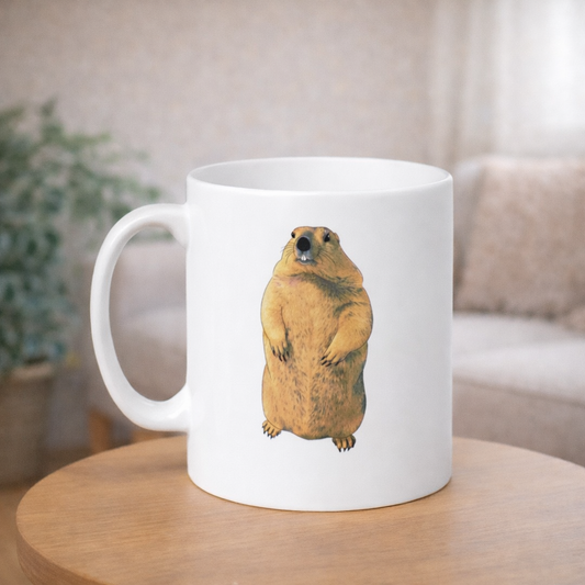 虚無マーモットマグカップ