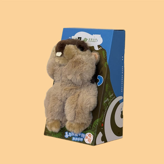 しがみつきマーモットぬいぐるみ