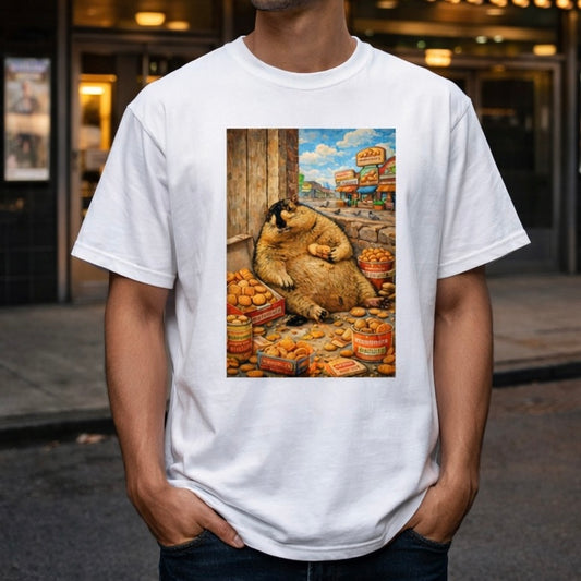 食いだおれビスケTシャツ