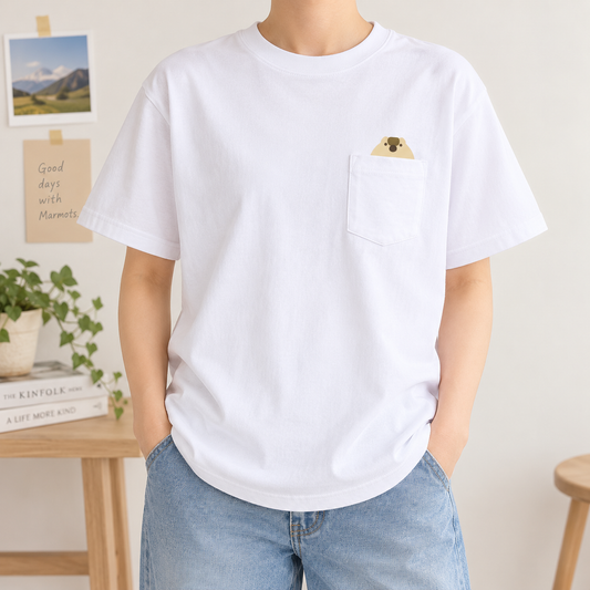 ひょっこりマモTシャツ