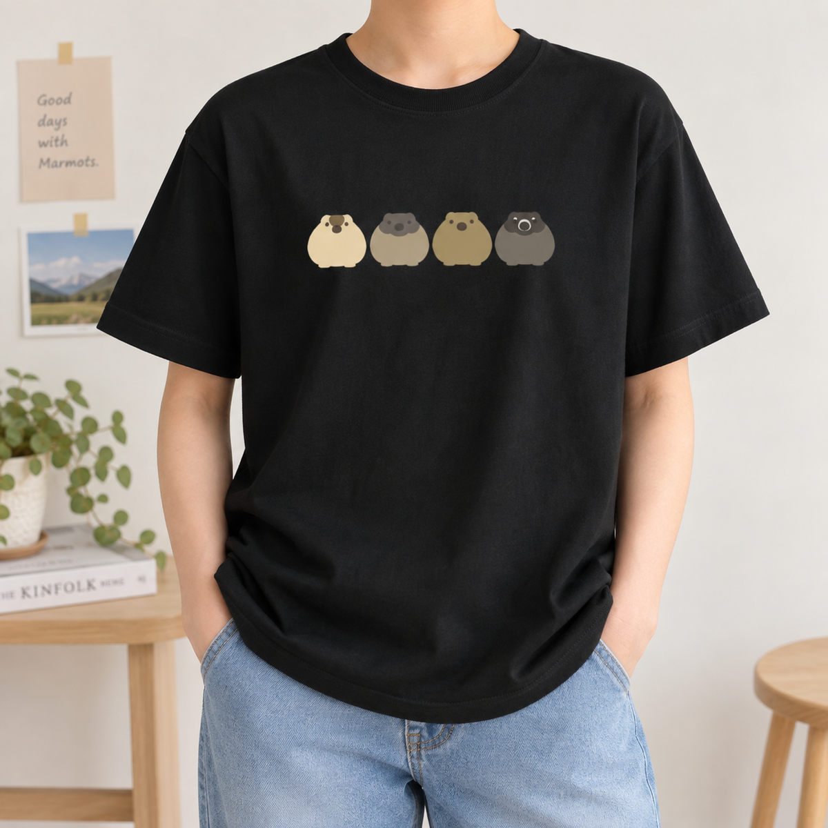まんまるマモズTシャツ