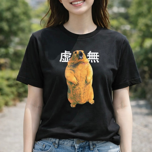 虚無マーモットTシャツ