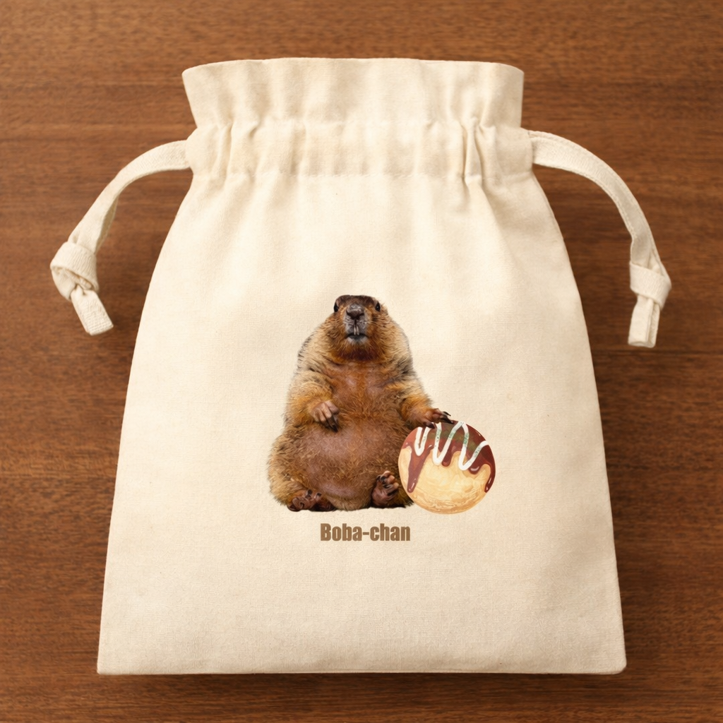 たこ焼きボバちゃん巾着