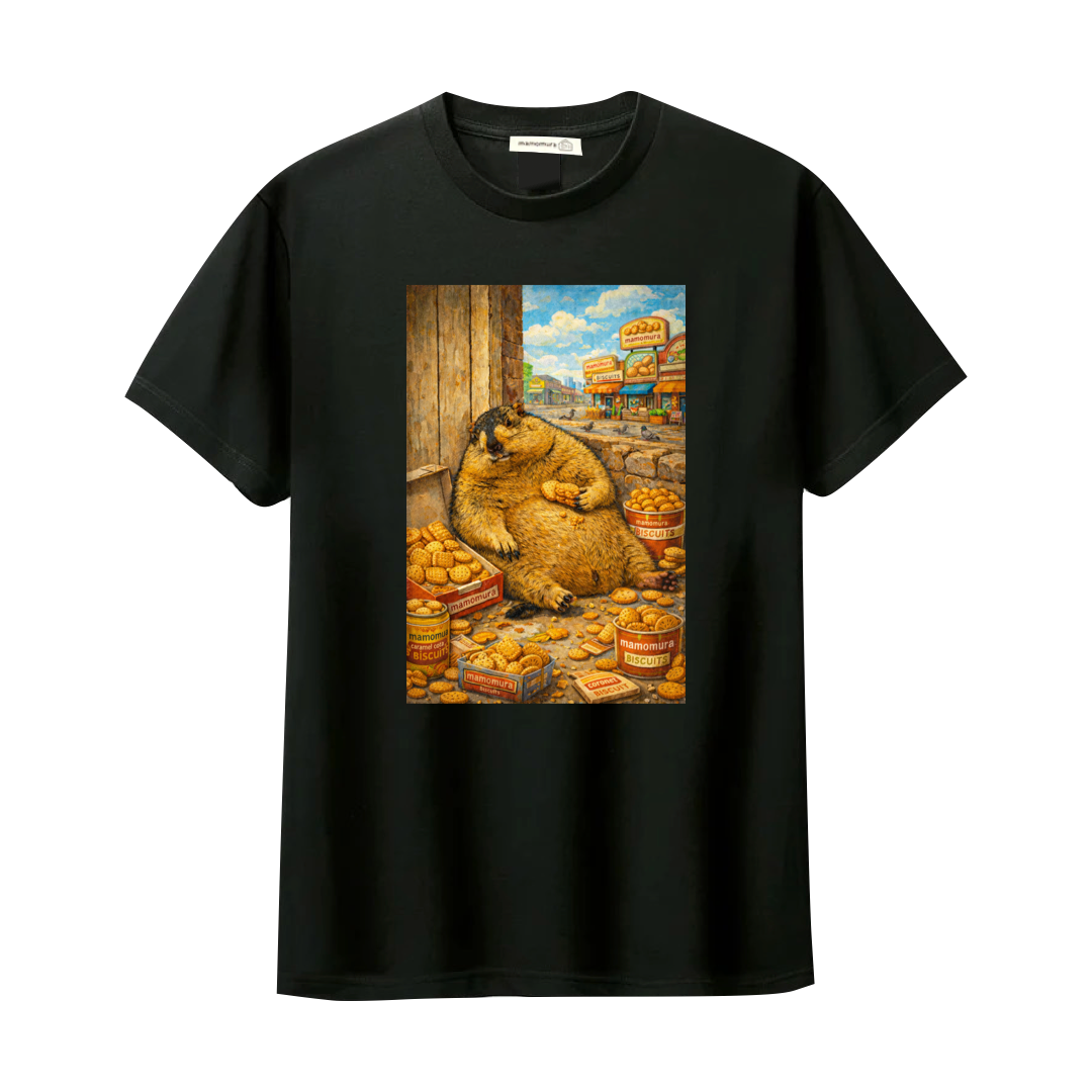 暴吃暴喝饼干T恤