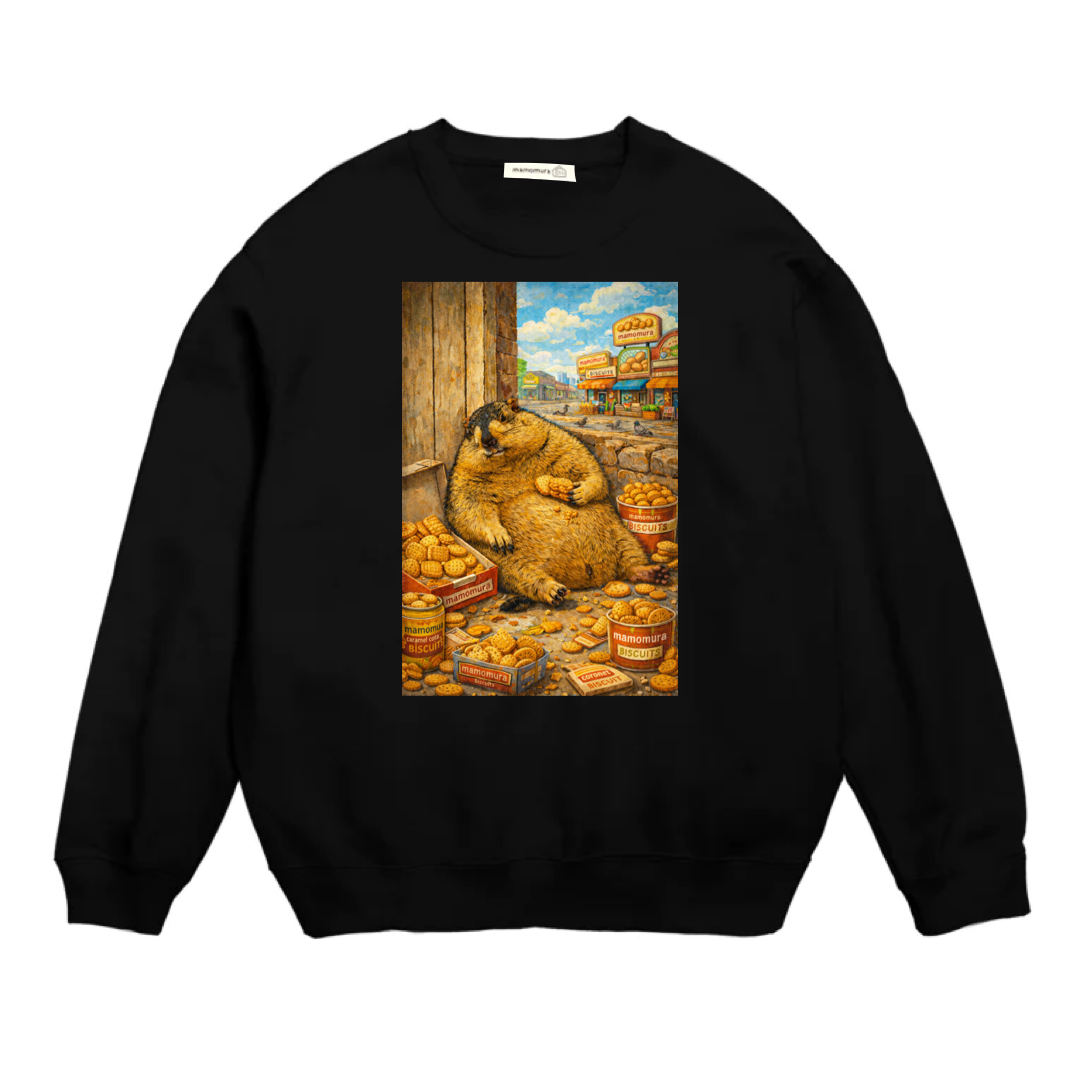 暴吃暴喝饼干卫衣