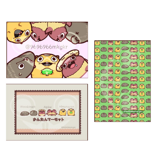 ポストカード3点セット by マキゲモル