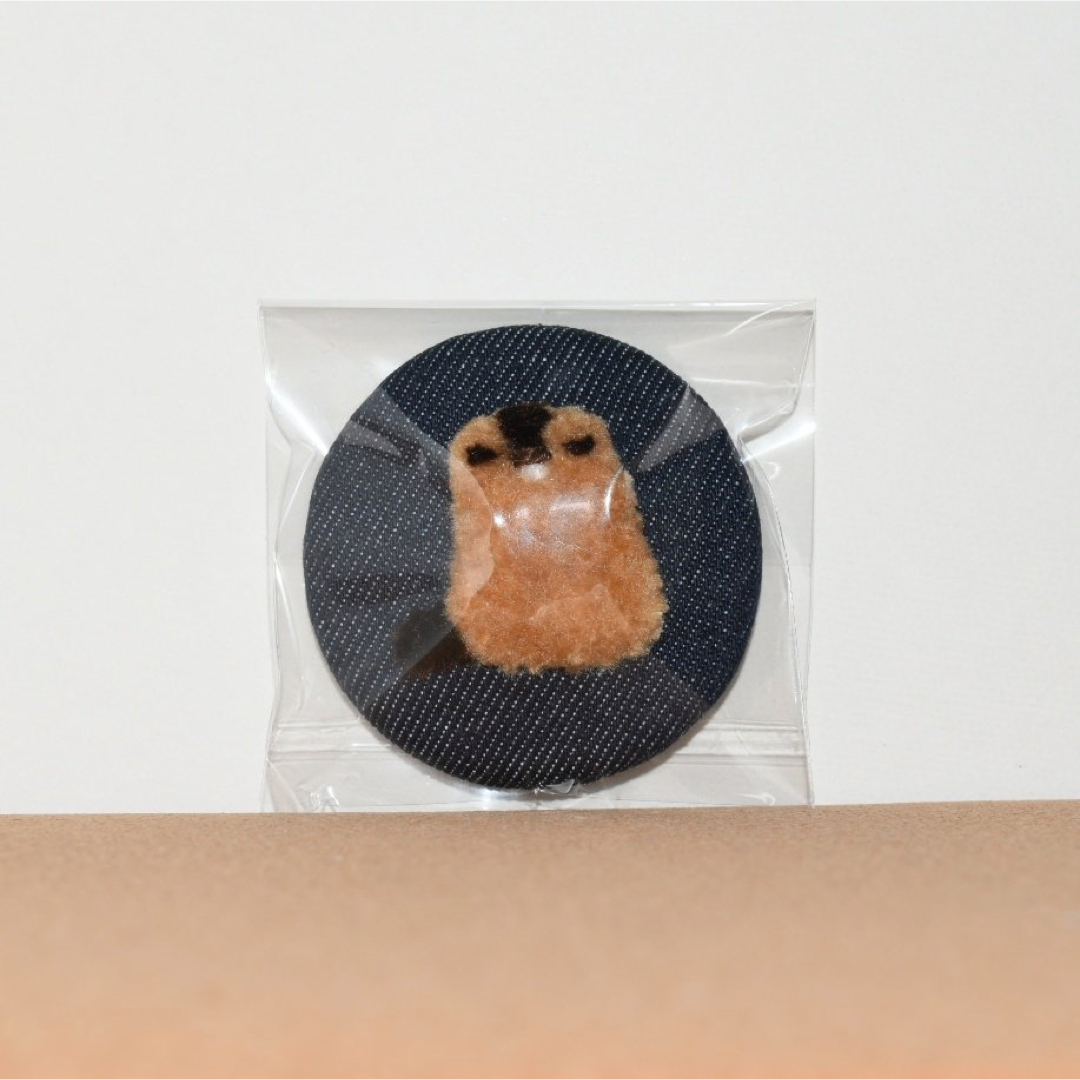 ミニムチマーモットの缶バッジ by 田中マモ助