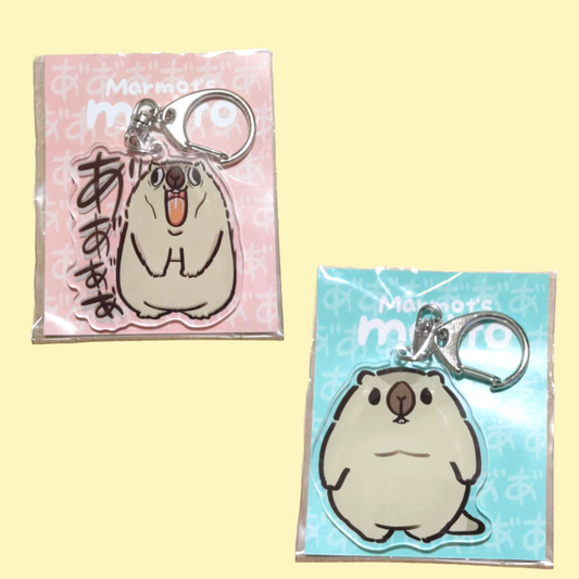 モットーのキーホルダー（２種） by マーモットのモットー