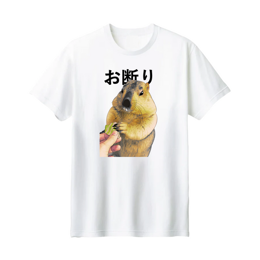 まもちお断りTシャツ