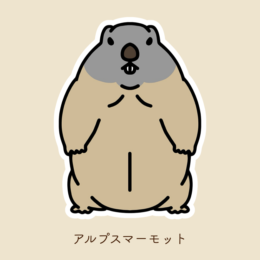 【2장 세트】마모 스티커