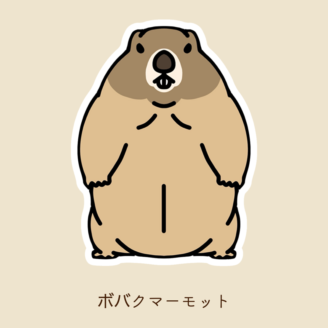 【2장 세트】마모 스티커