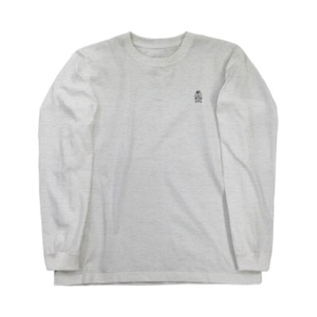 日本画風まーもっと(ワンポイント＆文字バックプリント)ロンT by サザヱ