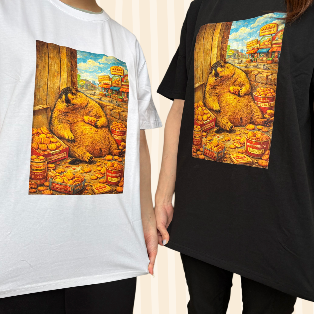 暴吃暴喝饼干T恤