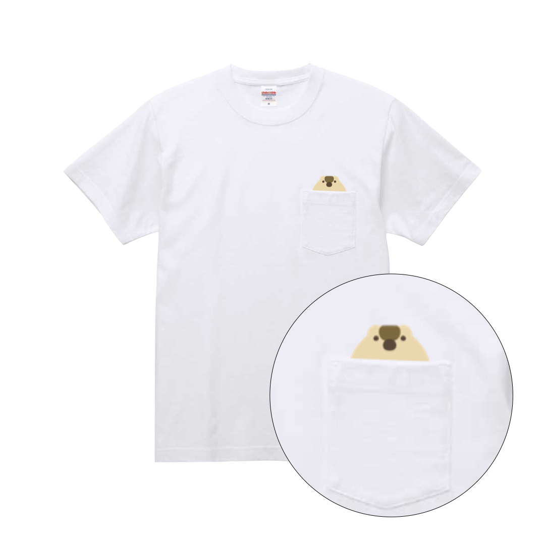 ひょっこりマモTシャツ
